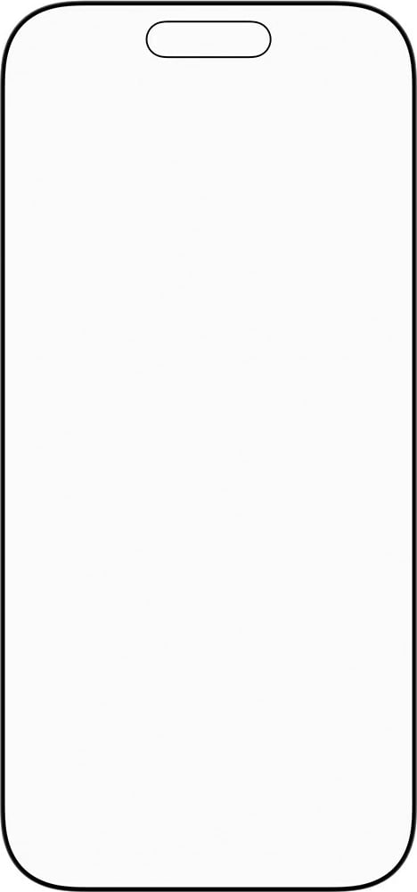 Mbrojtës ekrani PanzerGlass Stealth për iPhone 17 / iPhone 16 Pro, Ultra-Wide Fit, kornizë e zezë