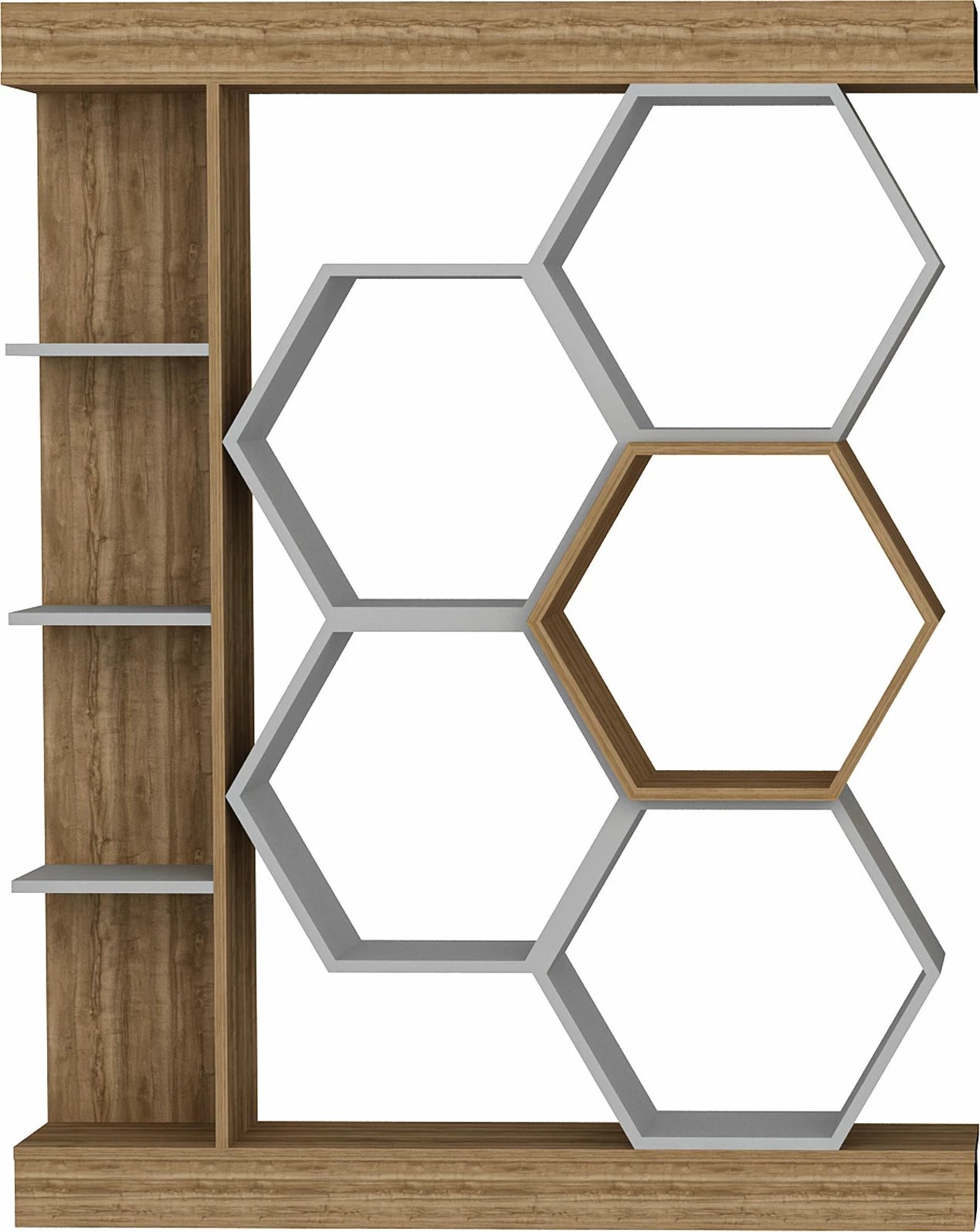 Raft librash Hanah Home, Sueno, bardhë dhe arre