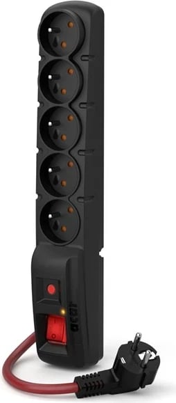 Shtrirës Acar F5, 16A, 1.5m, Zi