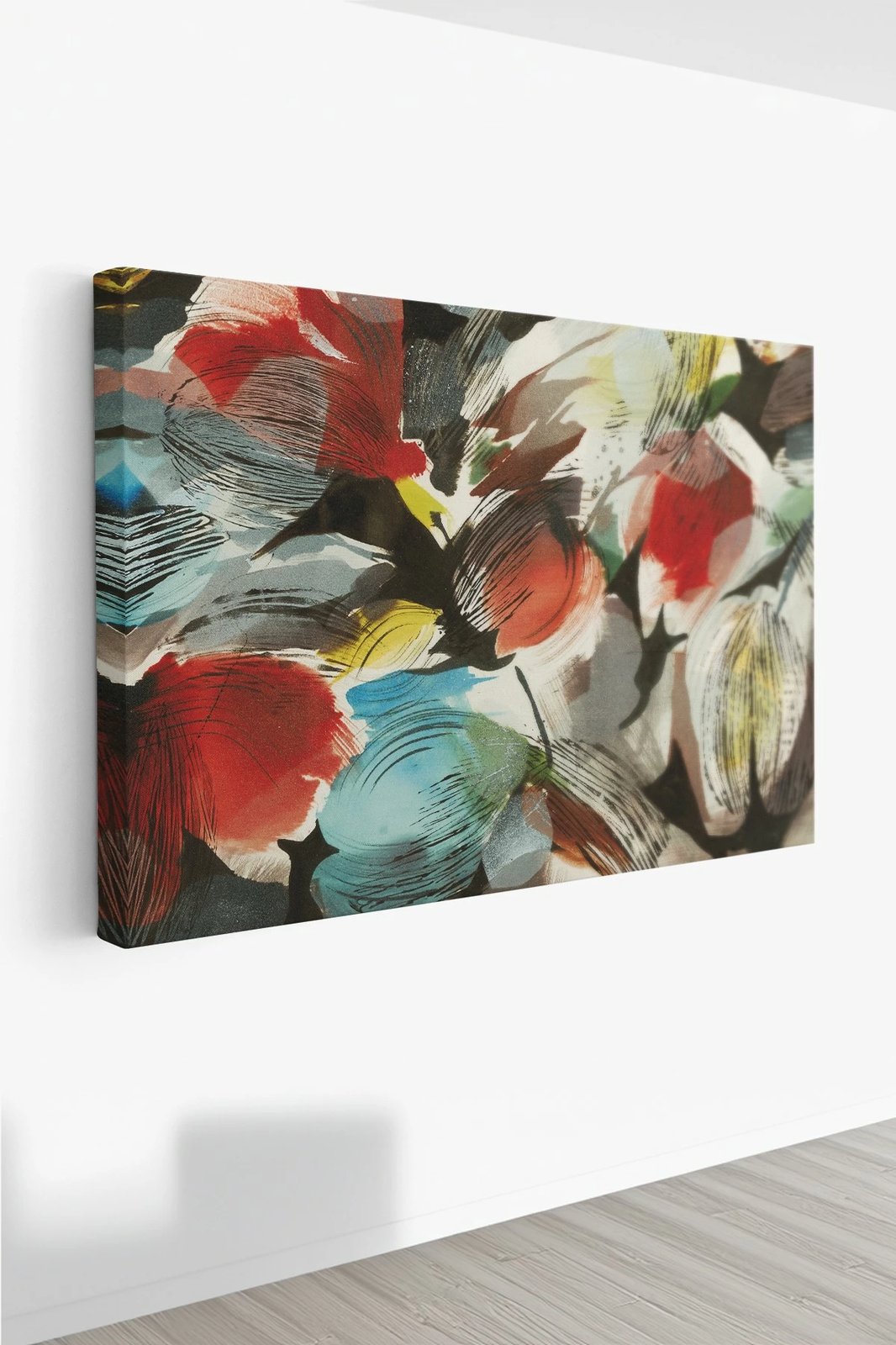 Pikturë dekorative në kanavacë, shumëngjyrëshe, Wallity, Ersyfdc129, 40x60cm