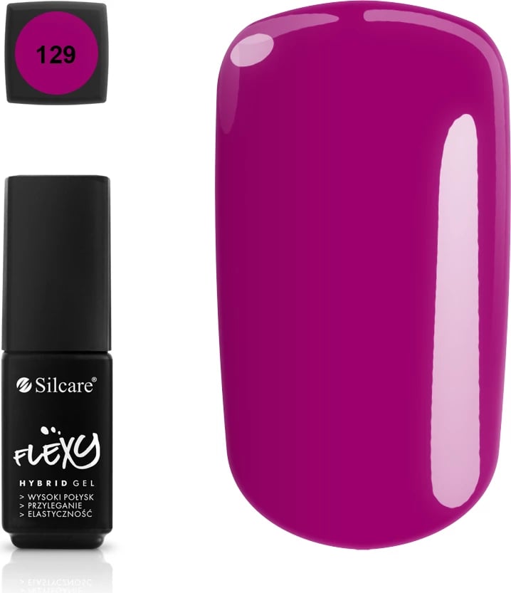 Llak për thonj Silcare Flexy Hybrid Gel 129, 4.5g