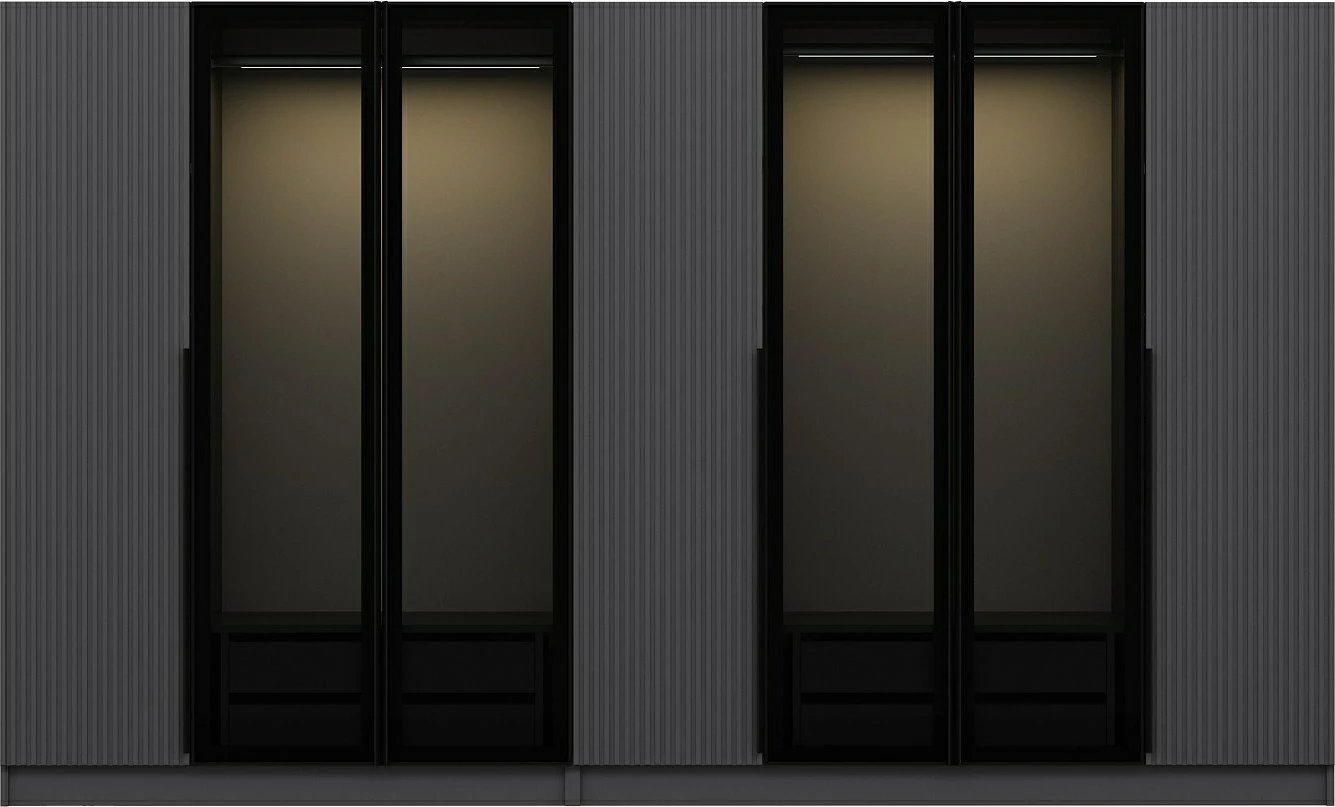 Dollap Skye Decor, Kale Plus, fume, 315x210x52cm