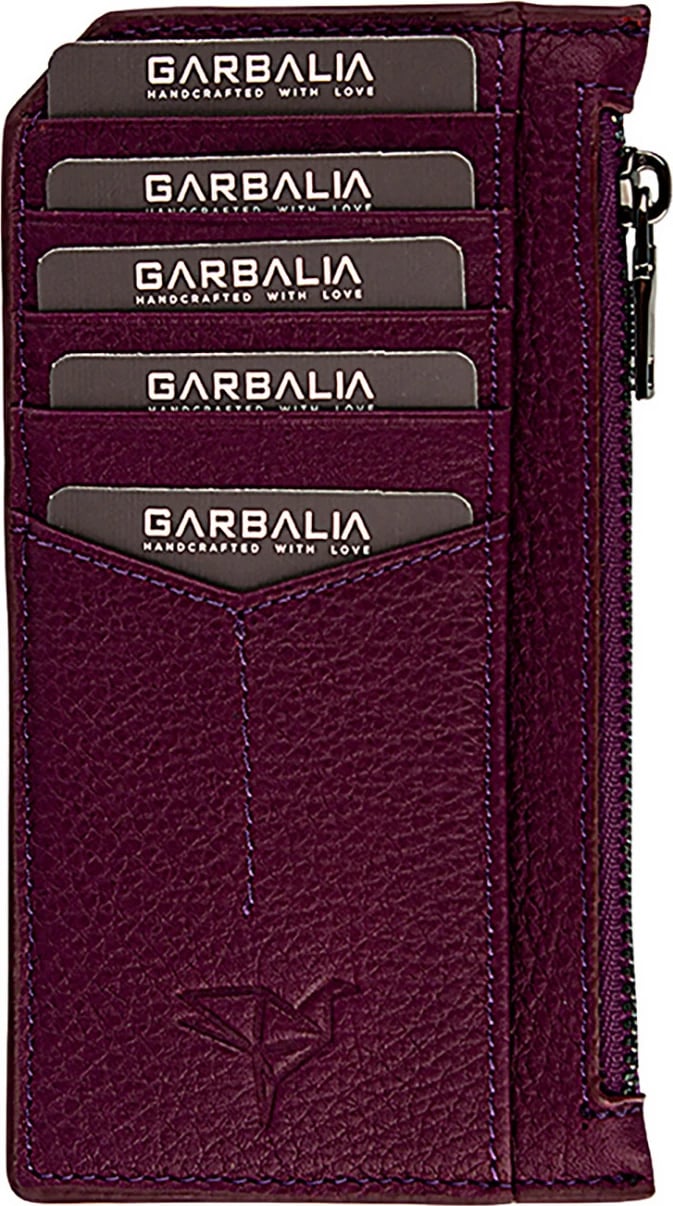 Portofol unisex Zoozie Bags, ngjyrë damson