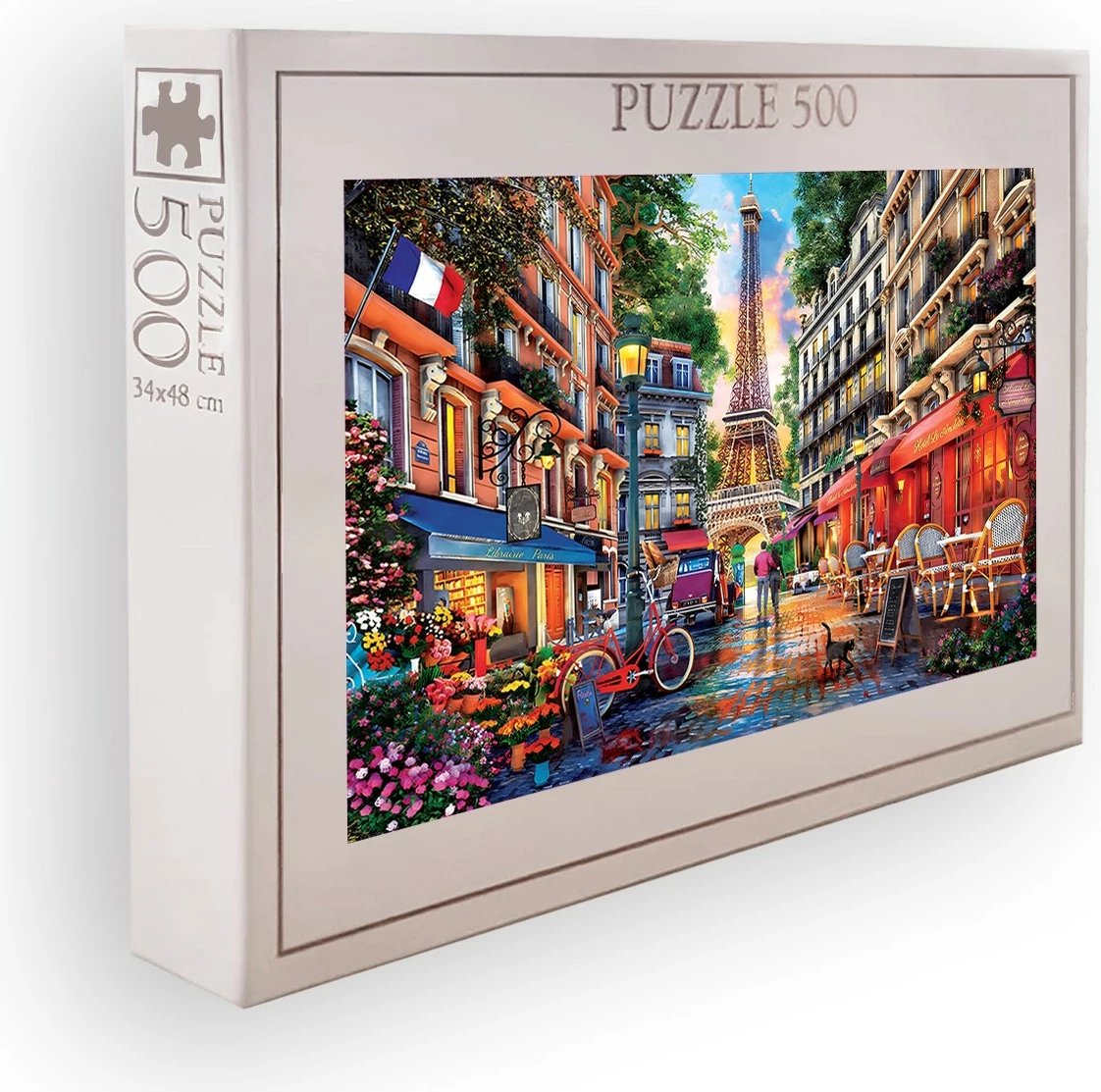 Puzzle 500 copë, Evila Originals, shumëngjyrësh, PZL_023_500