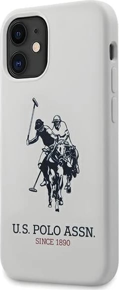 Mbështjellës, U.S. Polo Assn., USHCP12SSLHRWH Silicone Collection për iPhone 12 mini 5.4", hardcase silikon/TPU, i bardhë Mbështjellës, U.S. Polo Assn., USHCP12SSLHRWH Silicone Collection për iPhone 12 mini 5.4", hardcase silikon/TPU, i bardhë