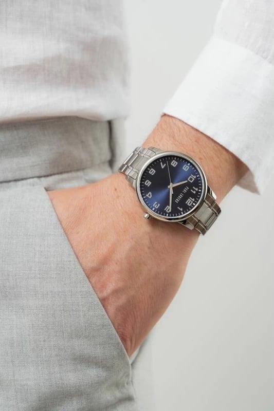 Orë dore për meshkuj Paul Lorens, argjendtë