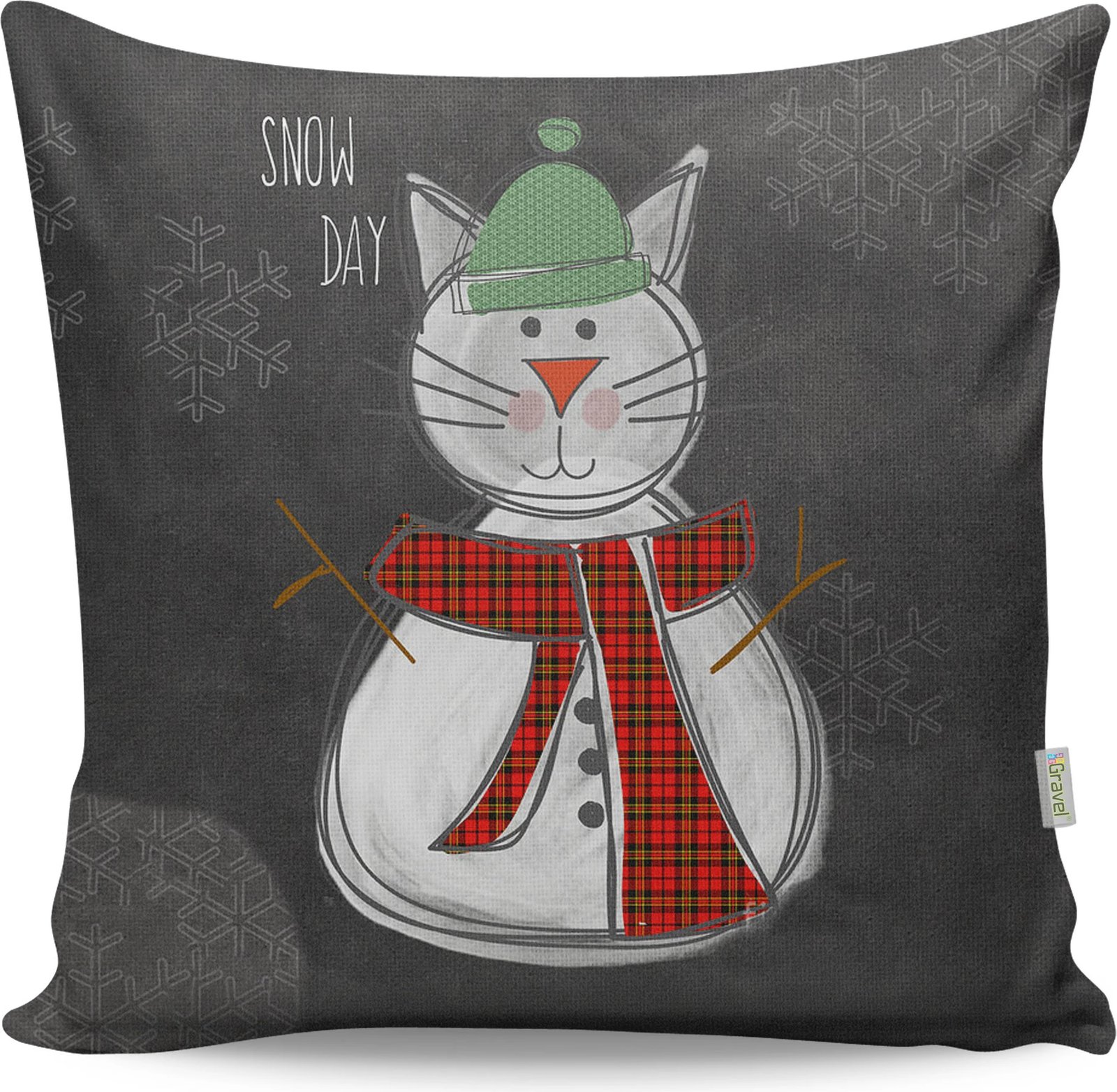 Jastëk dekorativ, shumëngjyrësh, Evila Originals, A12953, 43x43cm