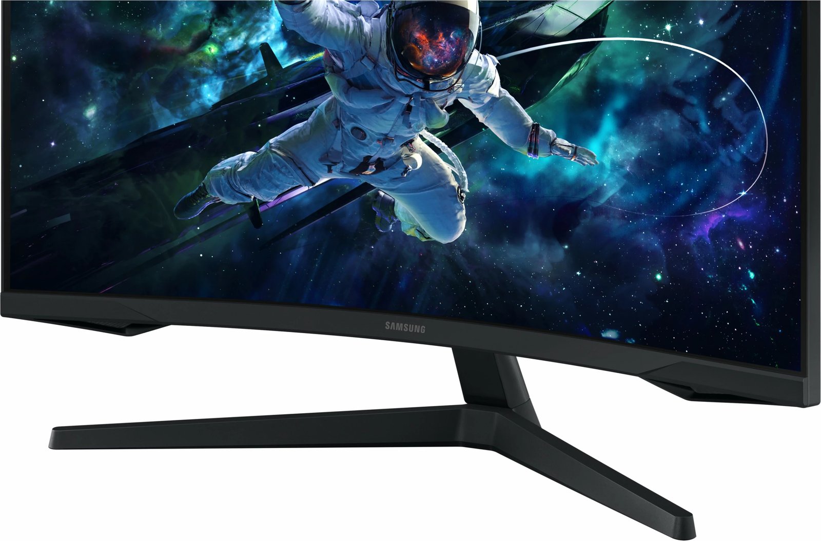 Monitor Samsung S32CG554EU, 32", 2560 x 1440 pixels, Wide Quad HD, LED, 1 ms, e zezë