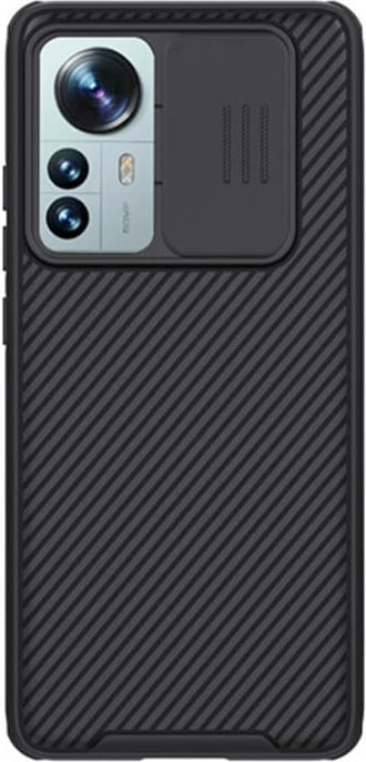 Mbështjellës Nillkin CamShield Pro për Xiaomi 12 Pro/12S Pro, i zi