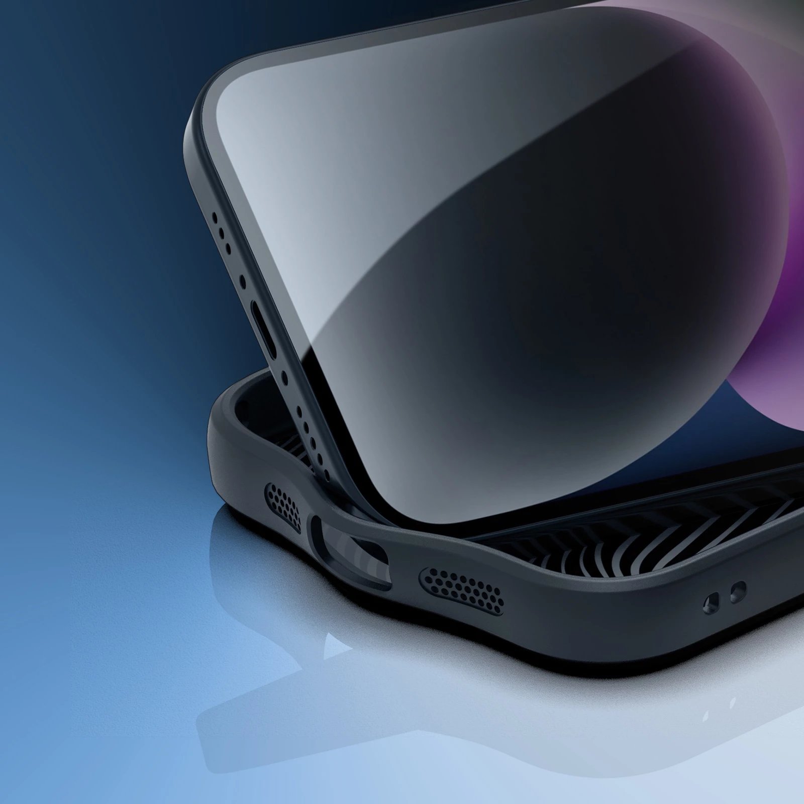 Mbështjellës Dux Ducis Aimo Mag për iPhone 15 Plus, MagSafe, i zi