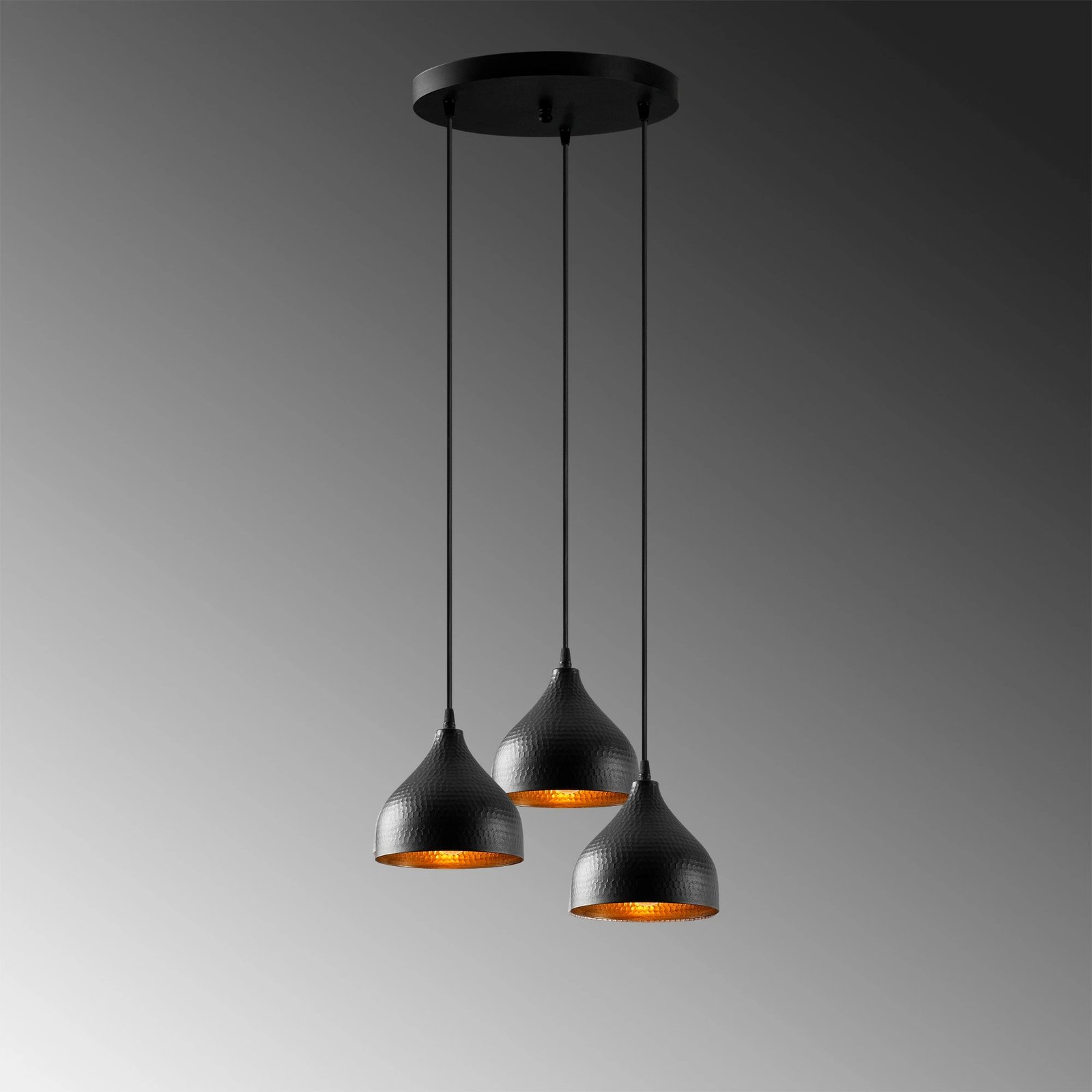 Llambë tavani Opviq, Tattoo - 6201, e zezë, lartësi e rregullueshme