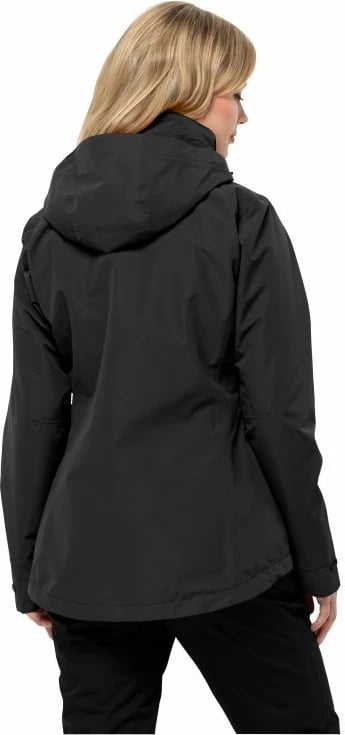 Jakne Jack Wolfskin për femra, të zeza