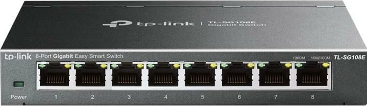 Switch TP-Link TL-SG108E 8 porta Gigabit desktop kasë metalike