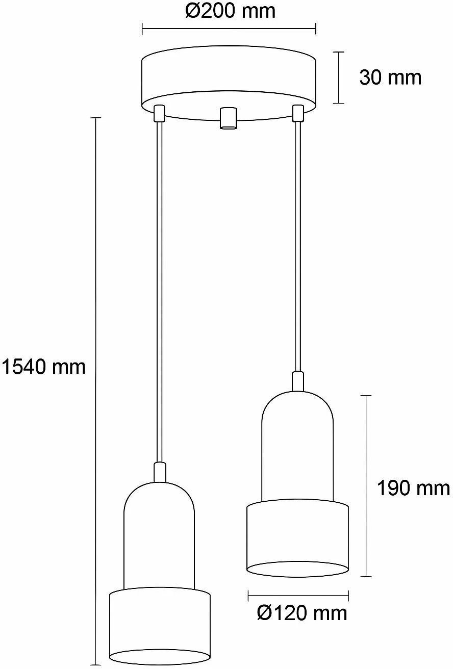 Llambë tavani Opviq, Loer-B, ngjyrë lisi