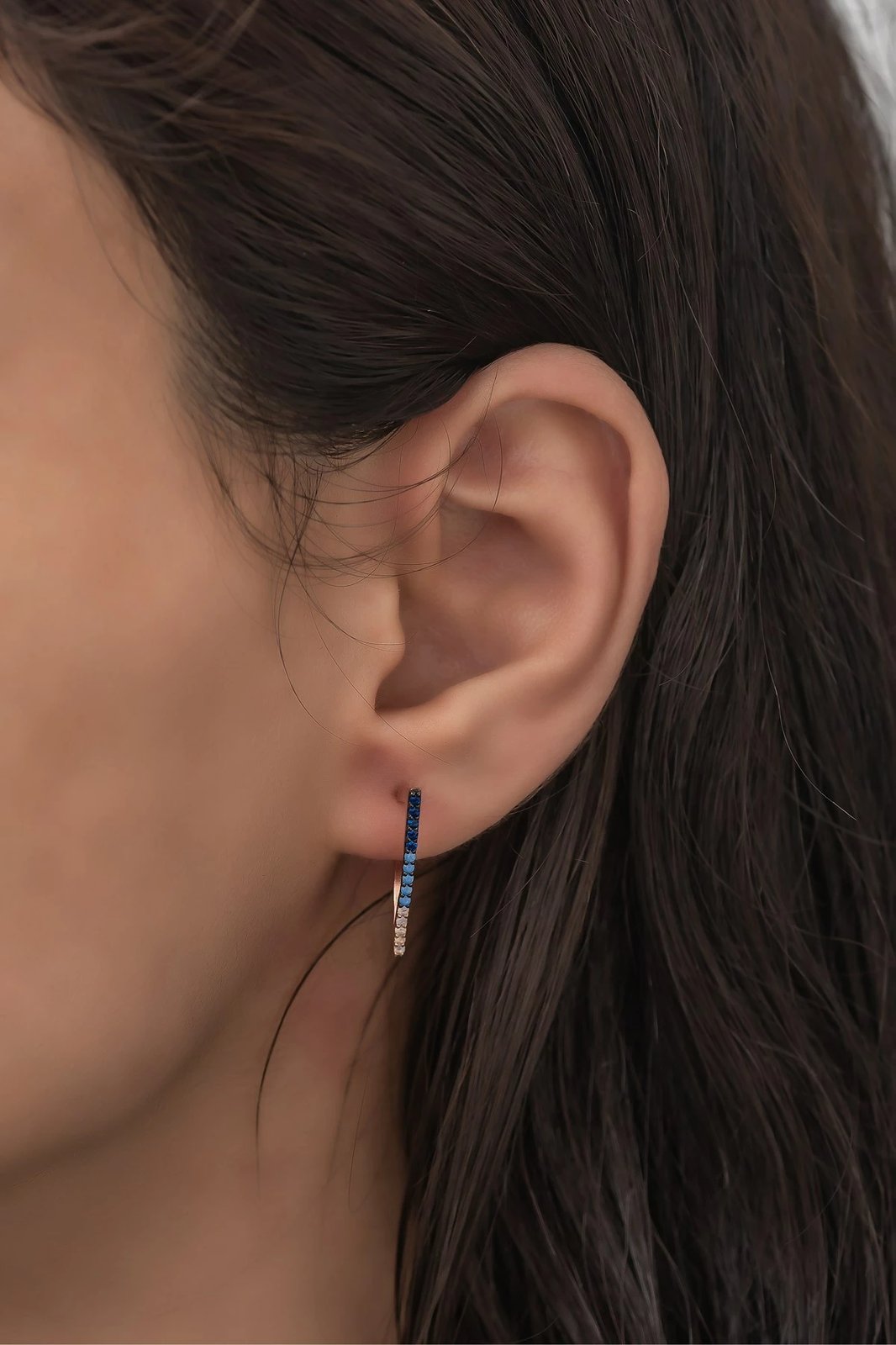 Vathë argjendi Jumeon, NRZ99271, ngjyrë rozë ari, kaltër e navy