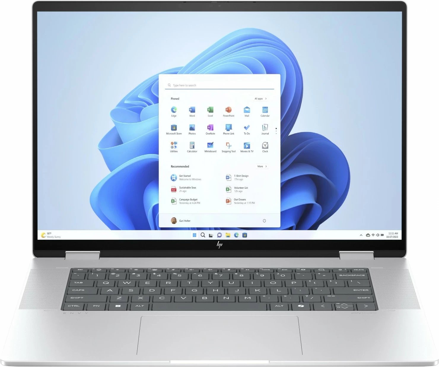 Laptop HP ENVY x360 16, Ultra 7 155U, 16GB RAM, 1TB SSD, Srebrna
