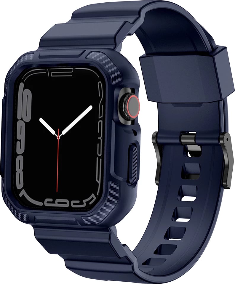 Mbështjellës me rrip Kingxbar CYF106 për Apple Watch 38/40/41mm, Blu