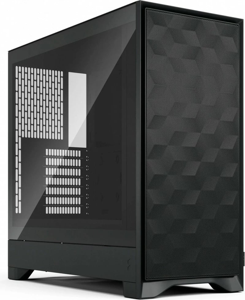 Kasë Fractal Design Pop 2 Air FD-C-POA2A-02, Midi Tower ATX, xham i kalitur, 3x120 mm, USB-C, e zezë