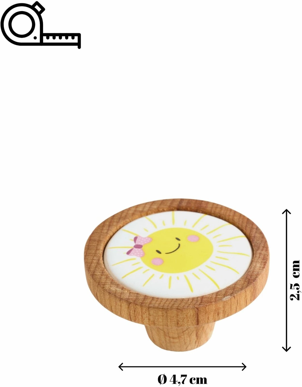 Dorezë dekorative Evila Originals, Sunny, shumëngjyrëshe