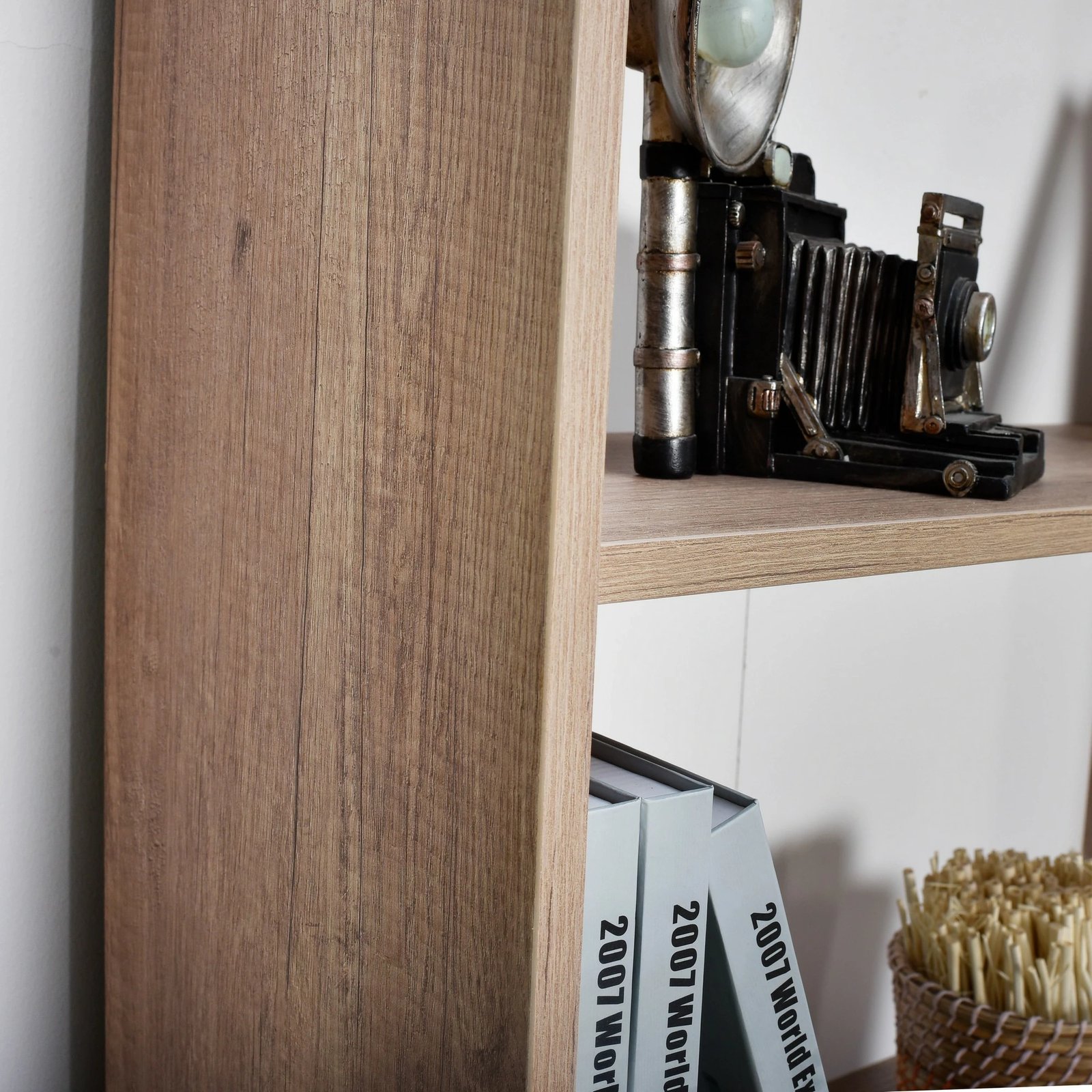 Raft librash Hanah Home, Ktp-350-Tt-1, ngjyrë arr e çelët