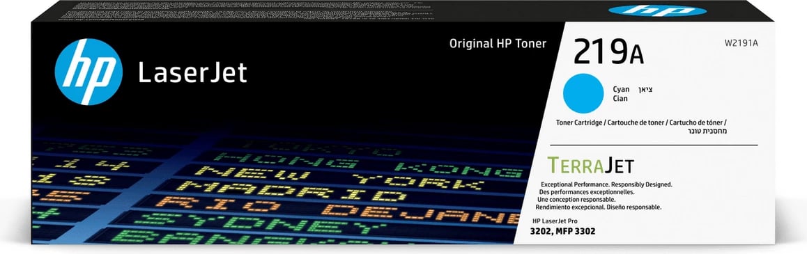 Toner, HP, 219A W2191A, 1200 faqe, standard, Cyan