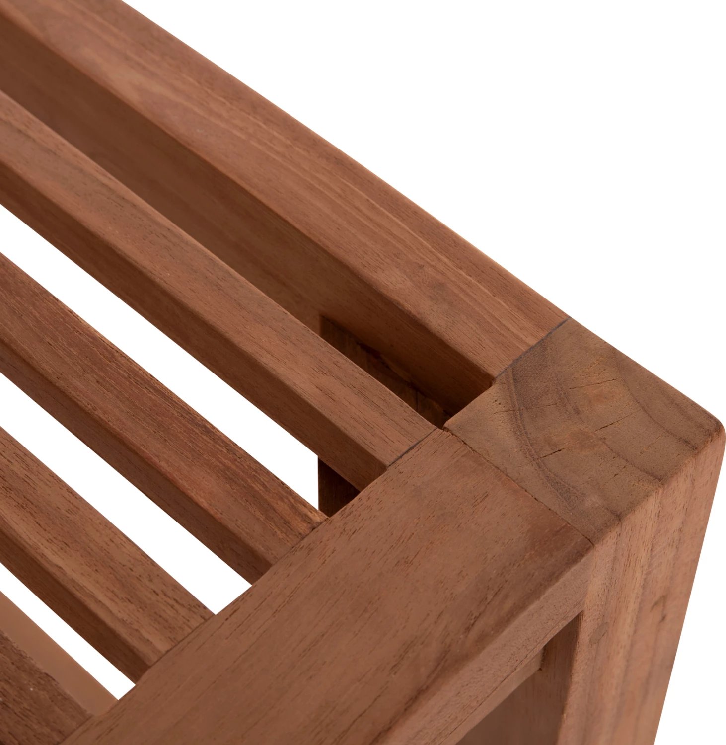 Karrige për bar me shpinore PAIPER, dru tik natyral, 40x49.5x114cm