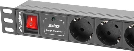 Kabllo vazhduese Lanberg, 2m, 7 porte, i zi Kabllo vazhduese Lanberg, 2m, 7 porte, i zi