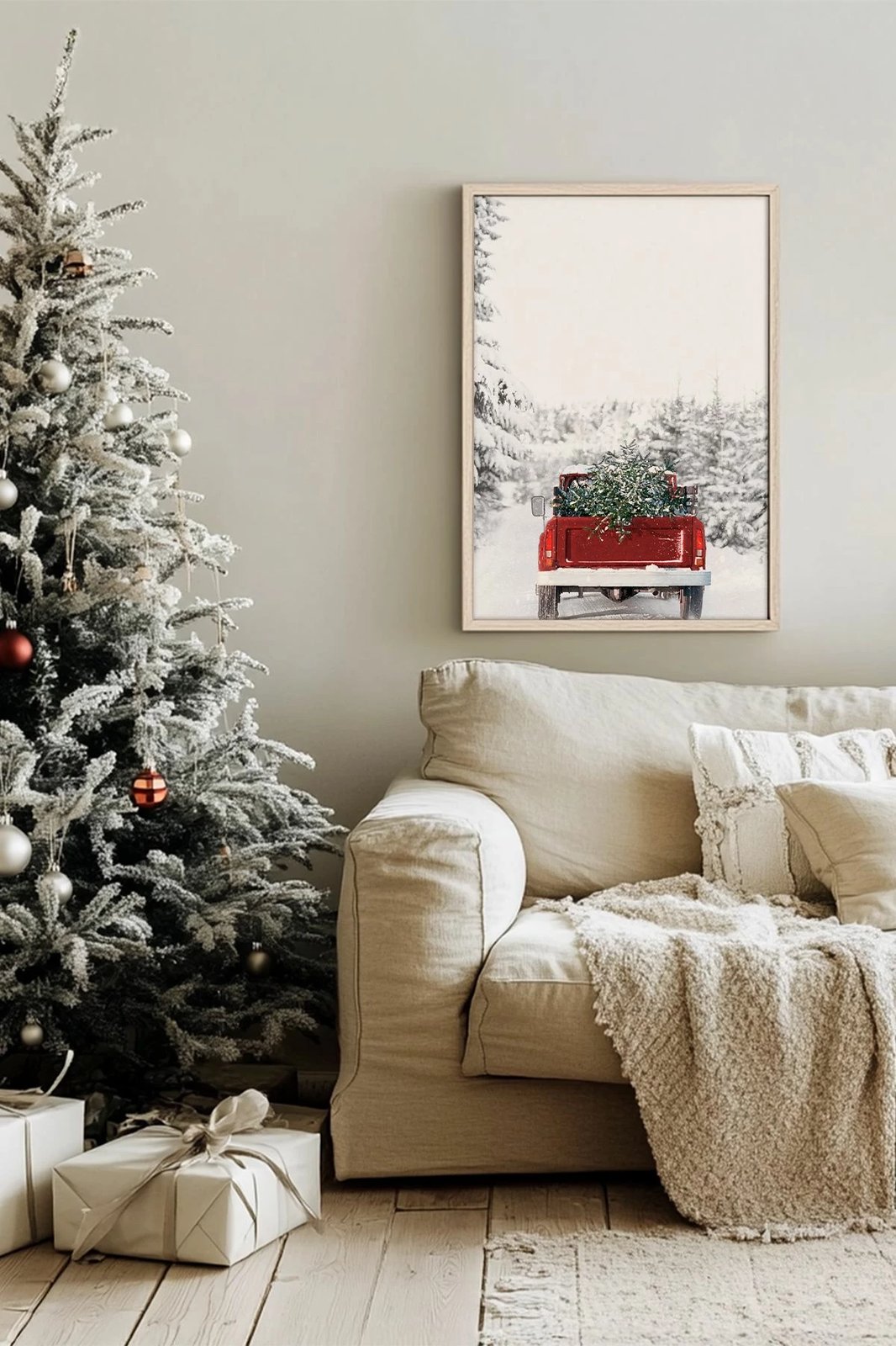 Pikturë dekorative me kornizë, Wallity, Nwyearsngmdl73, shumëngjyrëshe, 33x48cm