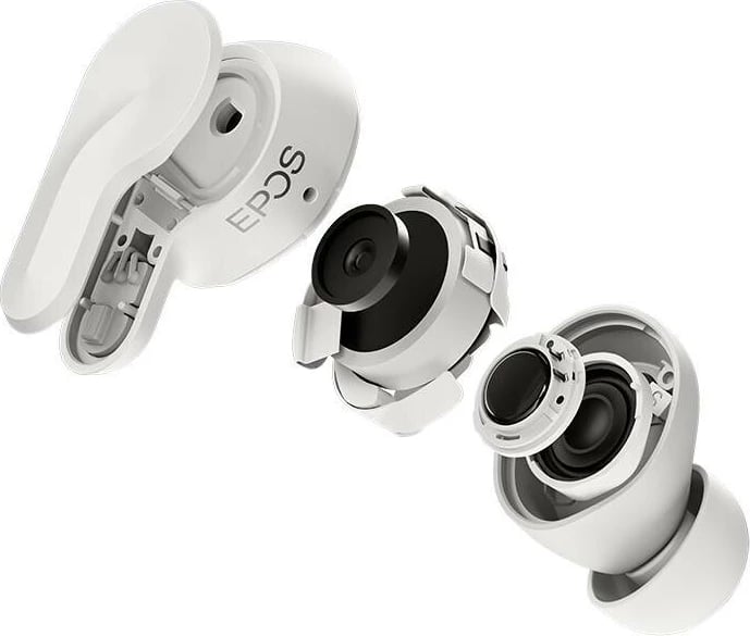 Kufje True Wireless EPOS ADAPT E1 Nordic White me dongle Bluetooth, të bardha