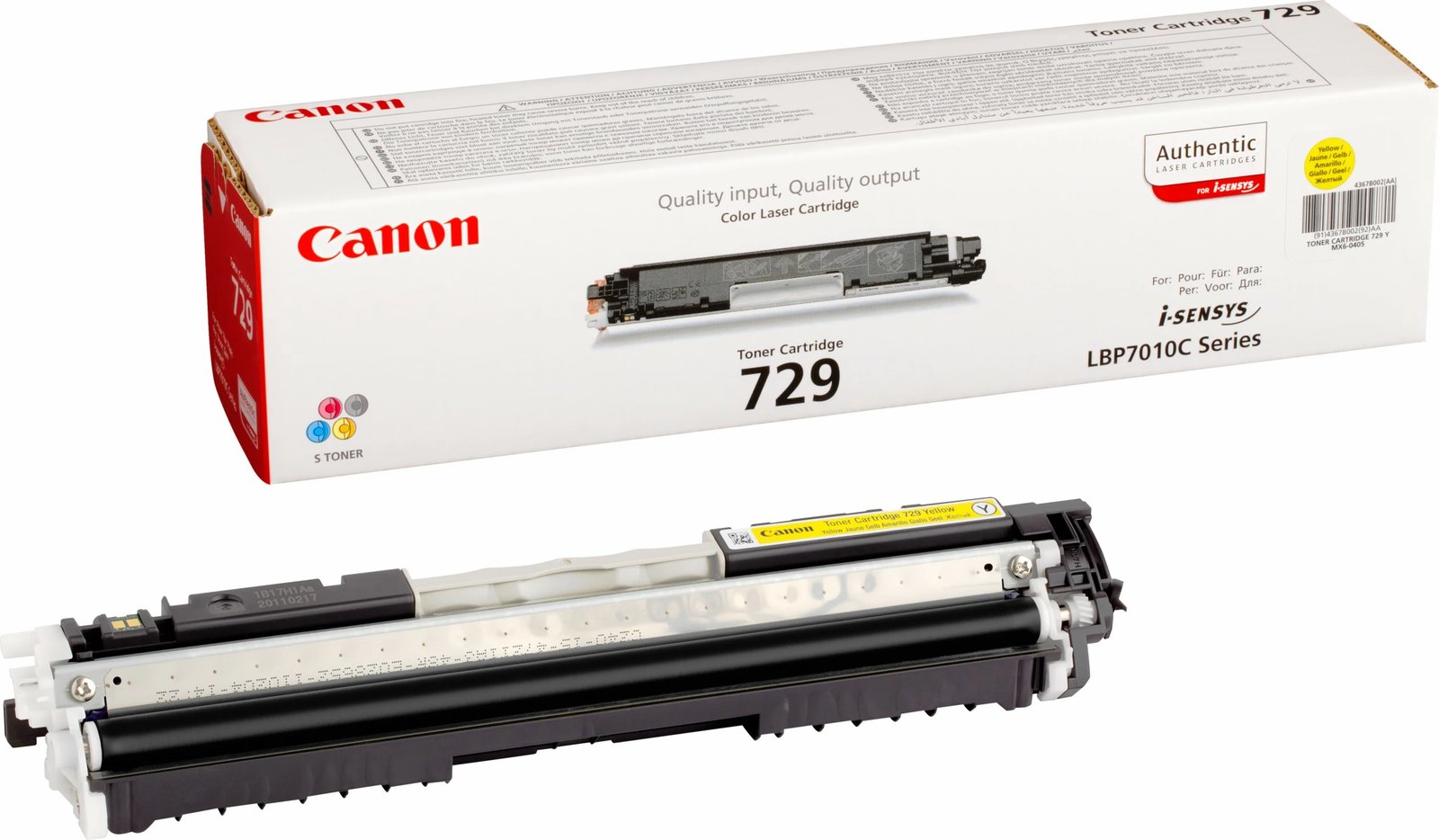 Toner Canon 729 Y, 1000 faqe, Verdhë