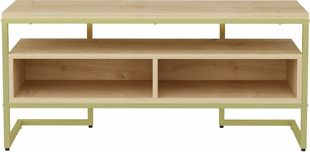 Komodë për TV Skye Decor, Merrion, ngjyrë ari dhe lis