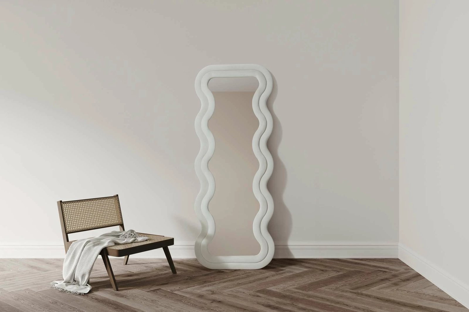 Pasqyrë Cheval Mundo, krem, Skye Decor, 65x170cm