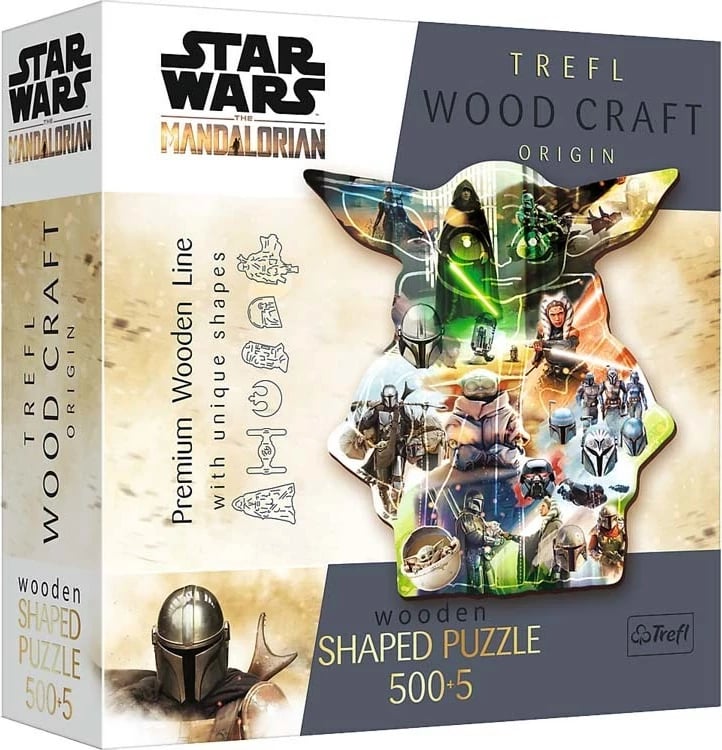 Puzzle Trefl Star Wars Mandalorian, 500 copë, Druri