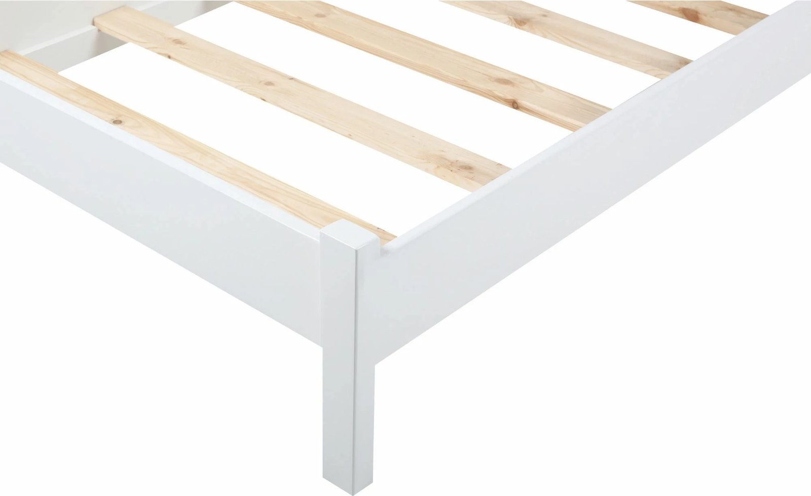 Krevat dopio Hanah Home, Nil Modern Country, 120x200 cm, i bardhë