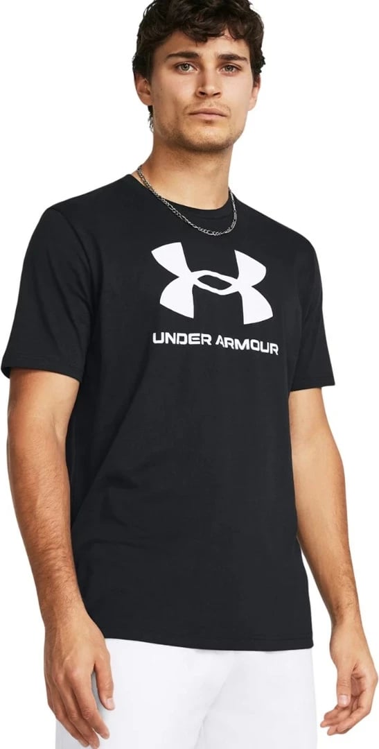 T-shirt Under Armour Sportstyle Logo për meshkuj, 2XL, E zezë