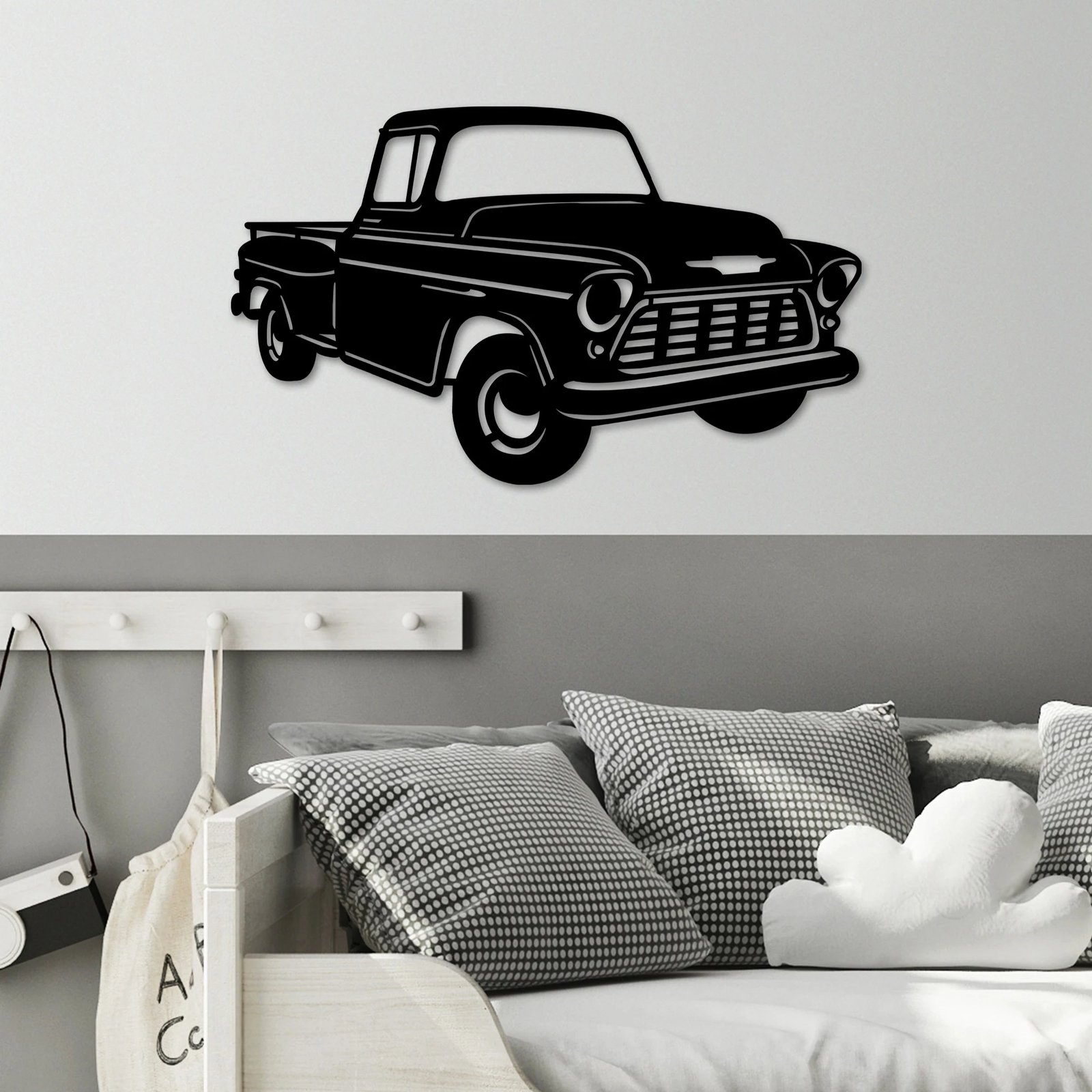 Aksesor dekorativ për mur, metal, Wallity, Chevy 3200 Pickup