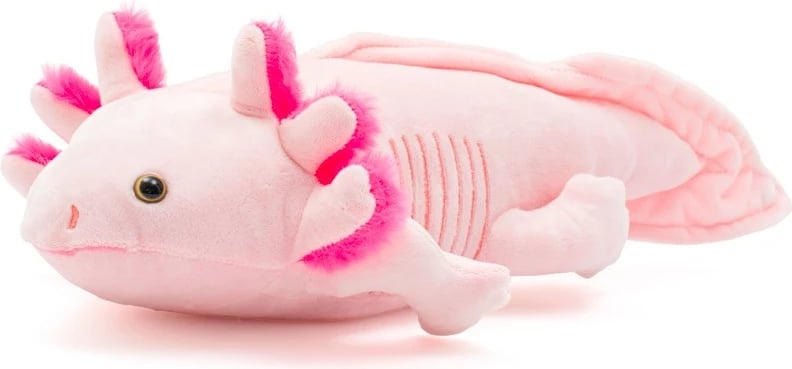 Lodër plushe, Baby Mix, Axolotl, 45 cm, rozë