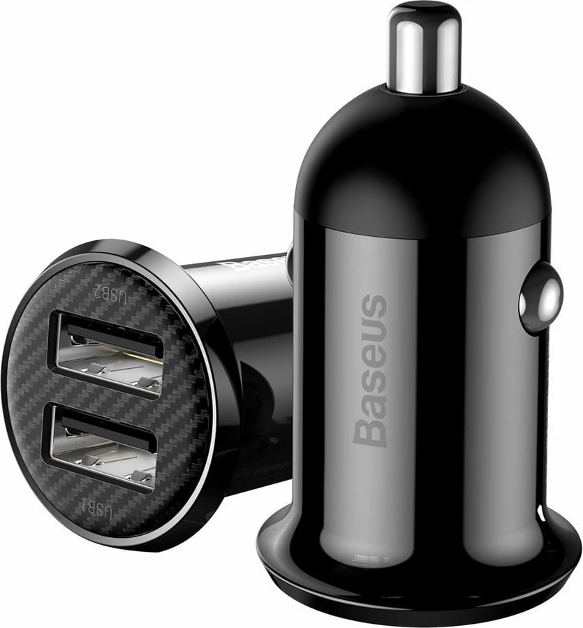 Karikues veture Baseus Grain Pro CCALLP-01, 2x USB-A, 4.8A, i zi Karikues veture Baseus Grain Pro CCALLP-01, 2x USB-A, 4.8A, i zi