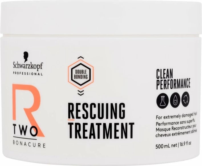 Maskë për flokë për femra Schwarzkopf Professional Bonacure R-Two Rescuing Treatment 500ml
