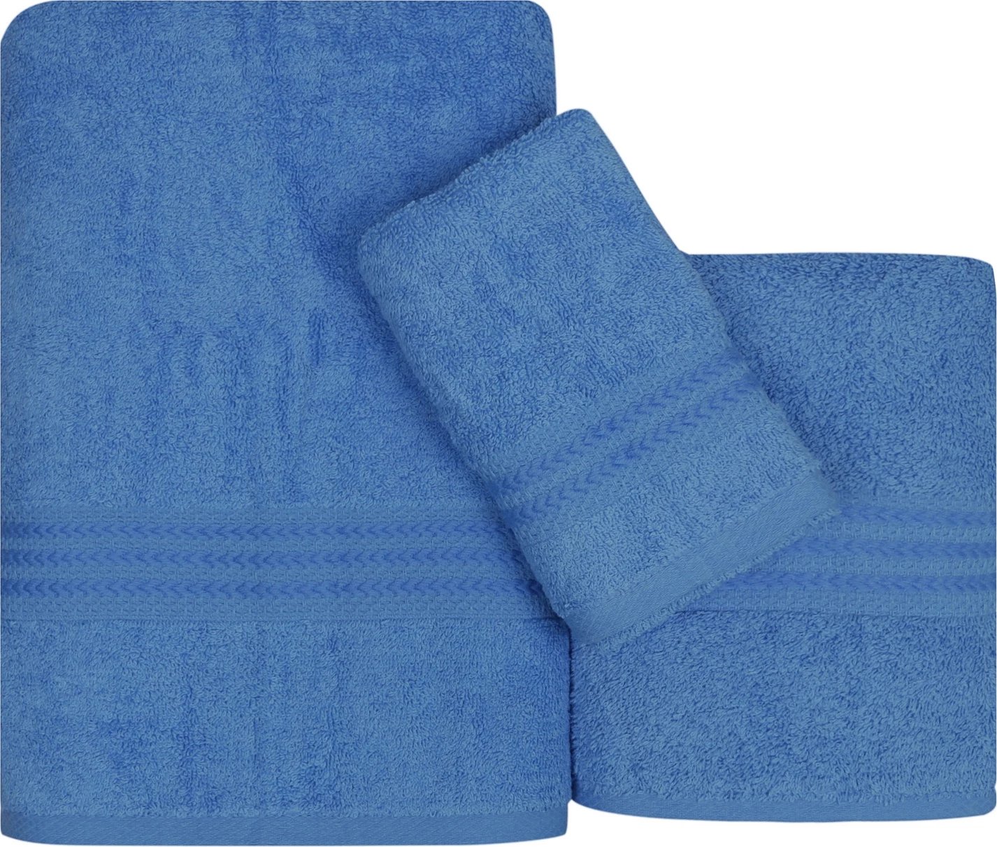 Set peshqirësh (3 copë), Mijölnir, ngjyrë e kaltër, Rainbow