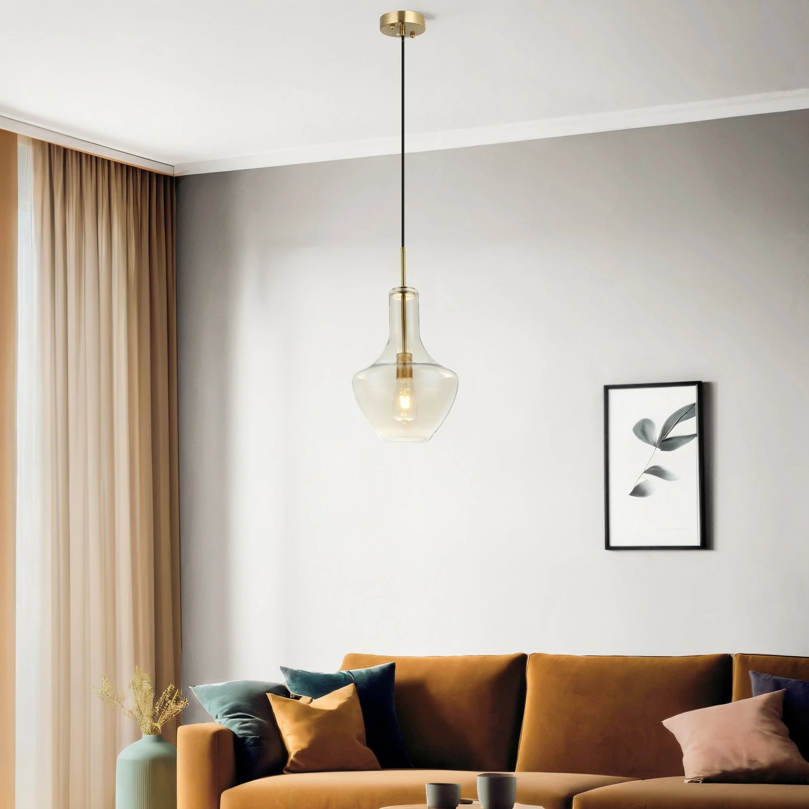 Llambë tavani Opviq Grava, ngjyrë llak antik, P01-CO