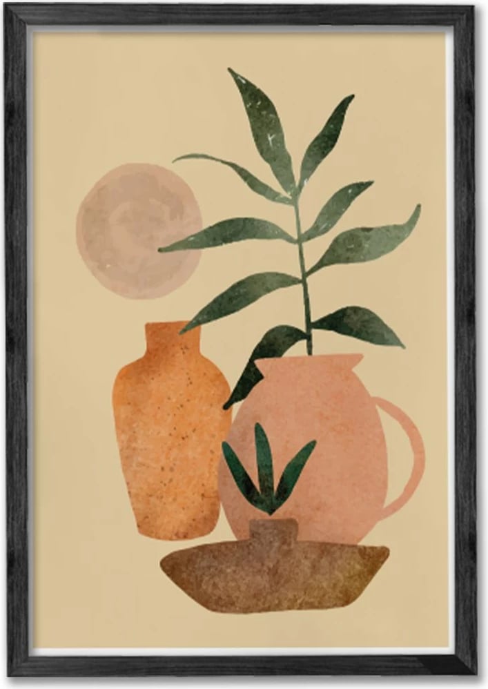 Pikturë dekorative me kornizë (3 copë), Wallity, Ersy3Syhcrv28