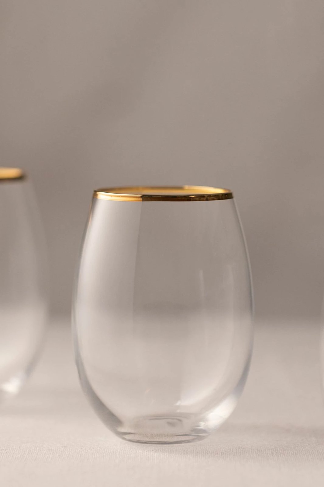 Set gotash (4 copë), Hermia Concept, Astoria 570, ngjyrë ari, transparente