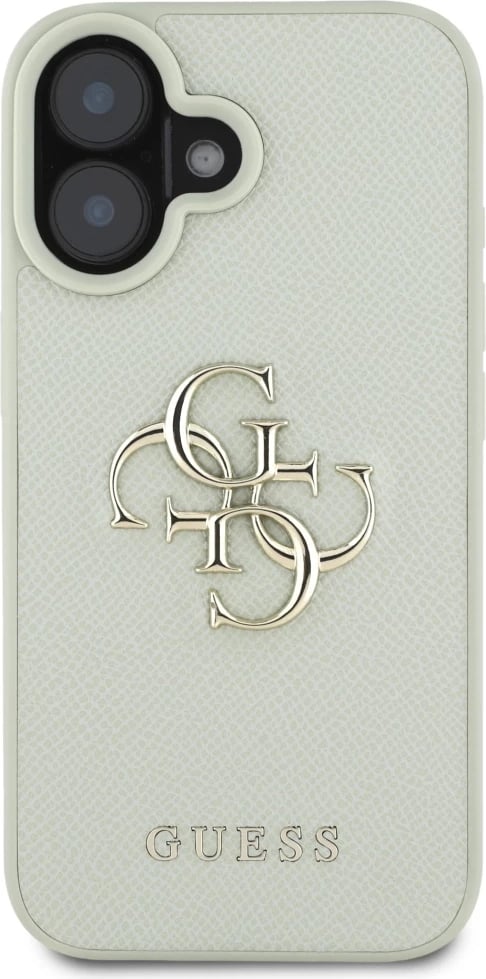 Mbështjellës Guess Grained Big 4G Logo Small Classic Logo për iPhone 16, Gjelbër Mbështjellës Guess Grained Big 4G Logo Small Classic Logo për iPhone 16, Gjelbër