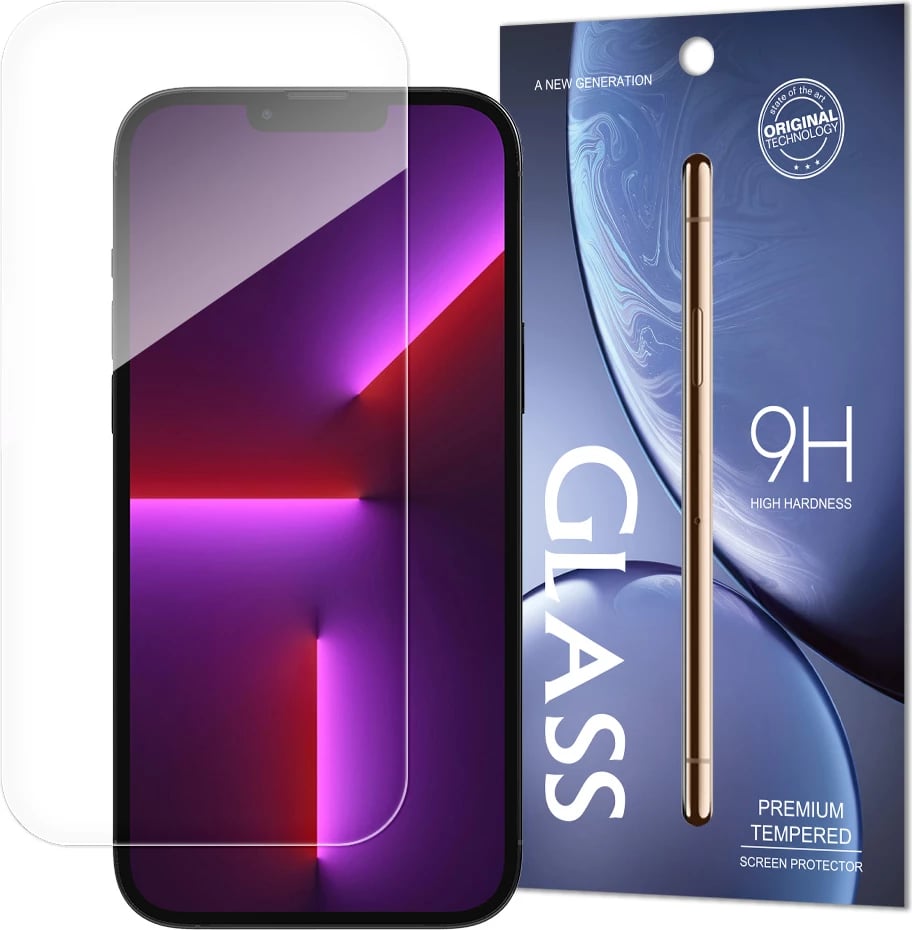 Mbrojtës xhami i temperuar Hurtel për iPhone 14 Pro, 9H, Paketim zarf
