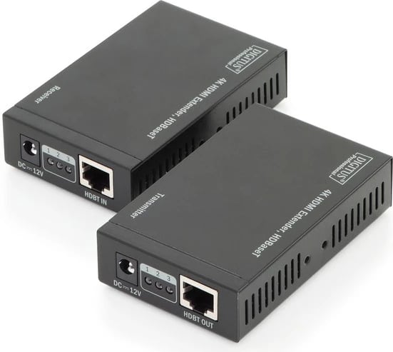 Zgjatues HDMI Digitus DS-55500, HDBaseT, 4K 30Hz, set, i zi