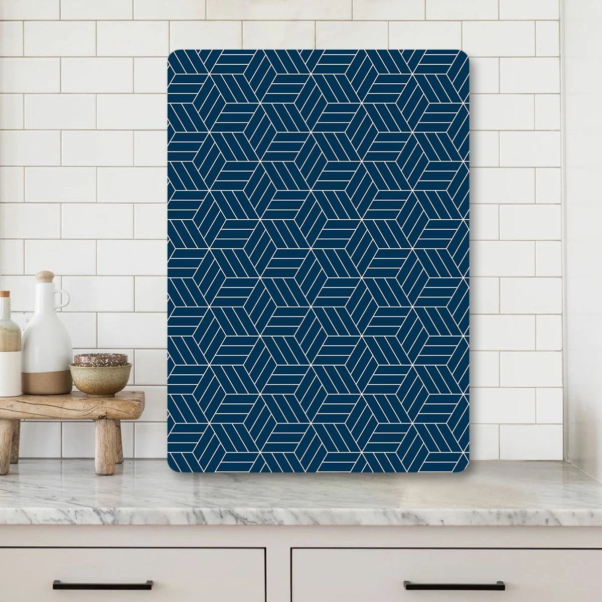 Dërrasë prerëse Hermia, xham i temperuar, shumëngjyrëshe, Ckt137 - 2535, 25x35cm