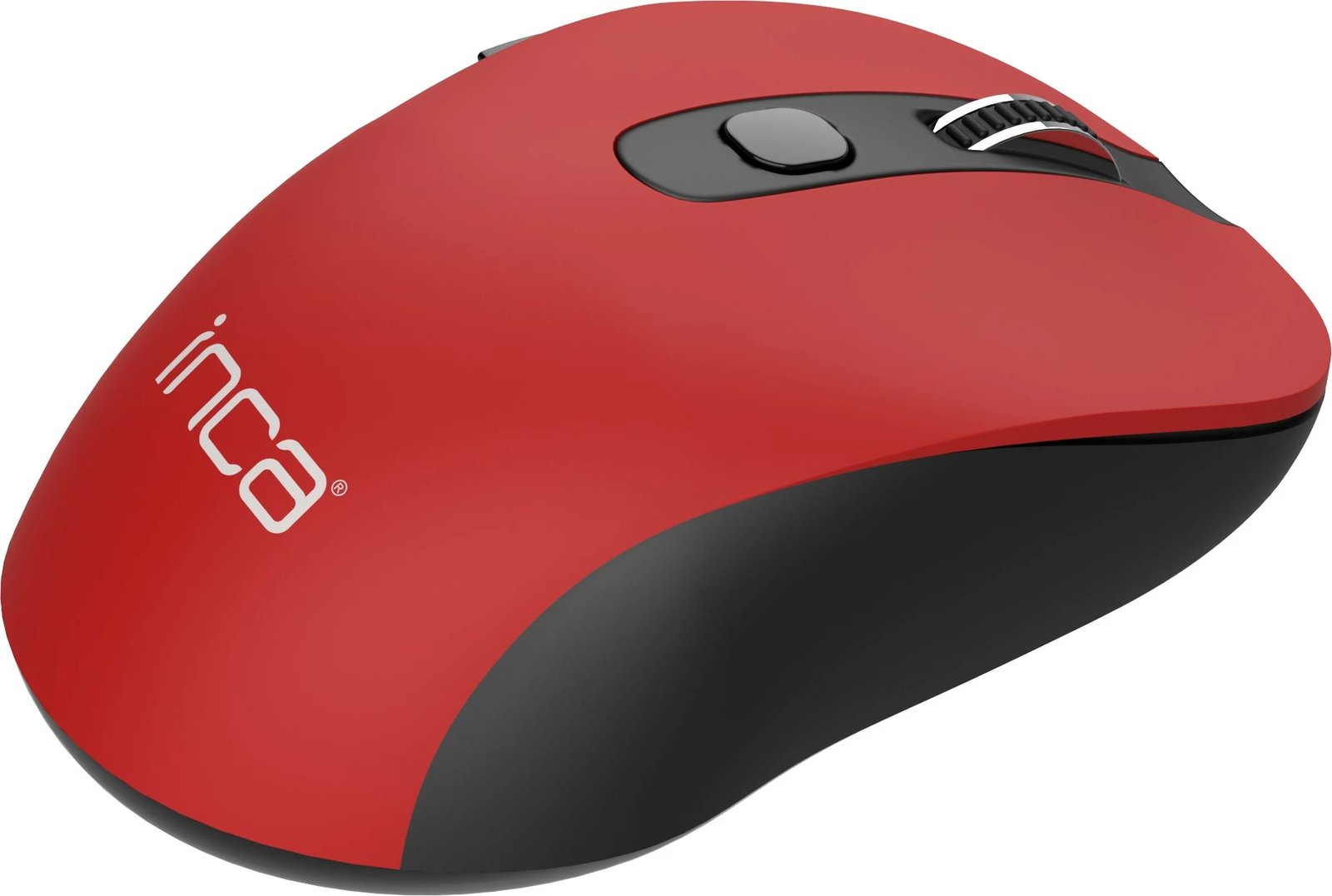 Maus wireless INCA IWM-233RK 1600 DPI, 6 taste, e kuqe