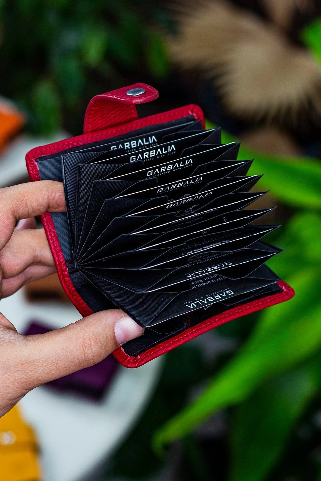 Mbajtës kartelash Zoozie Bags, Adanus, e kuqe