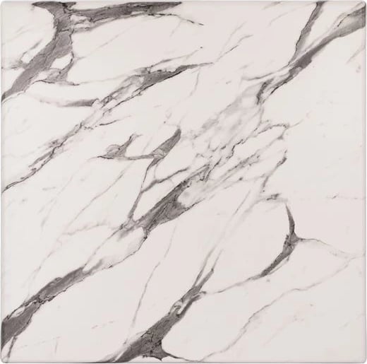 Sipërfaqe Tavoline Werzalit 80x80 Mermer Bardhë-Gri 5654 FH5231.11